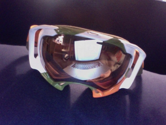 Oakley Splices Olive Orange with Black iridium lens