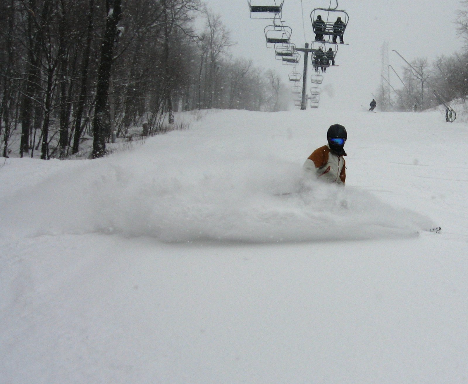 Pow day in the east