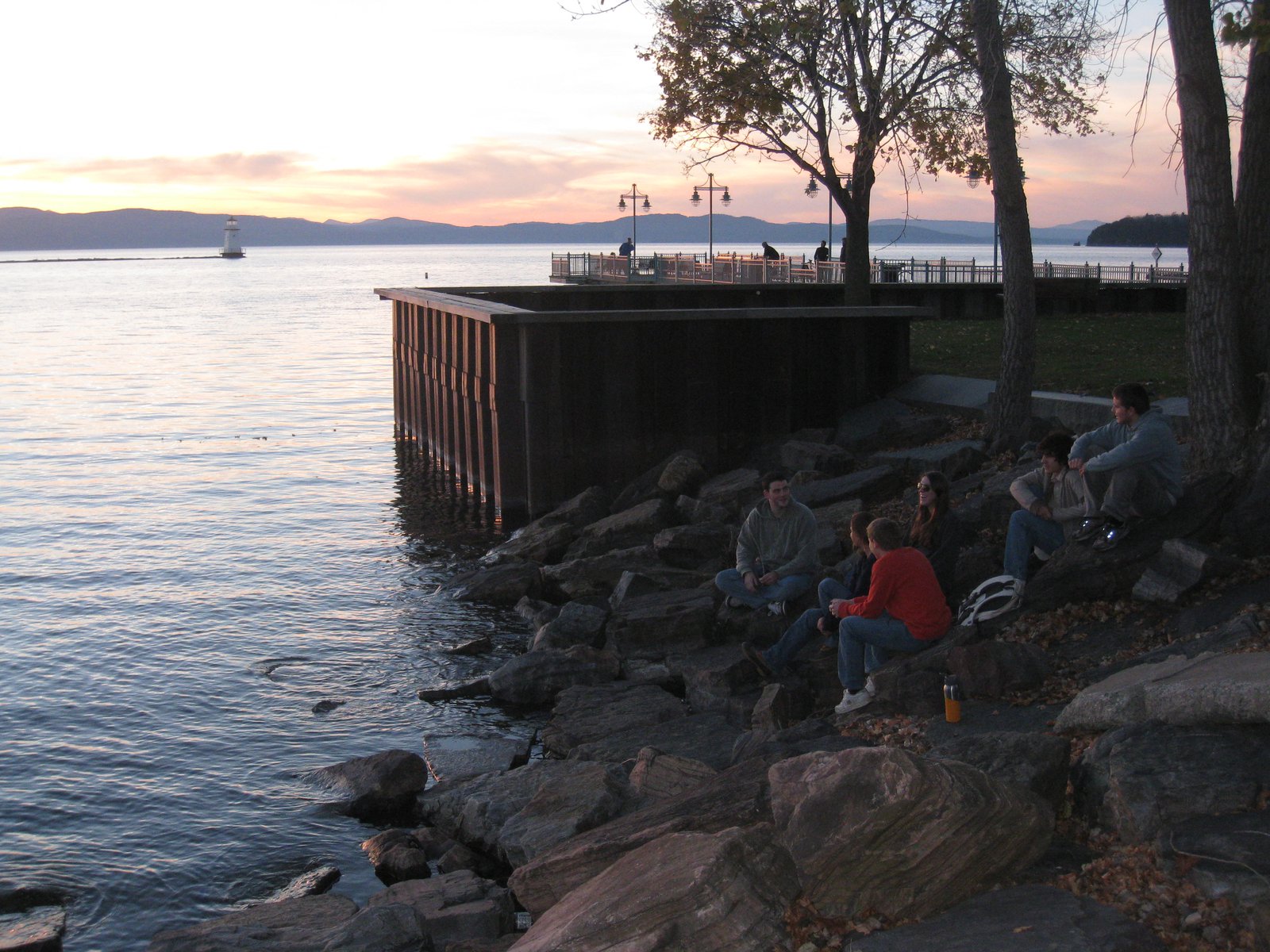 Champlain for a sunset.