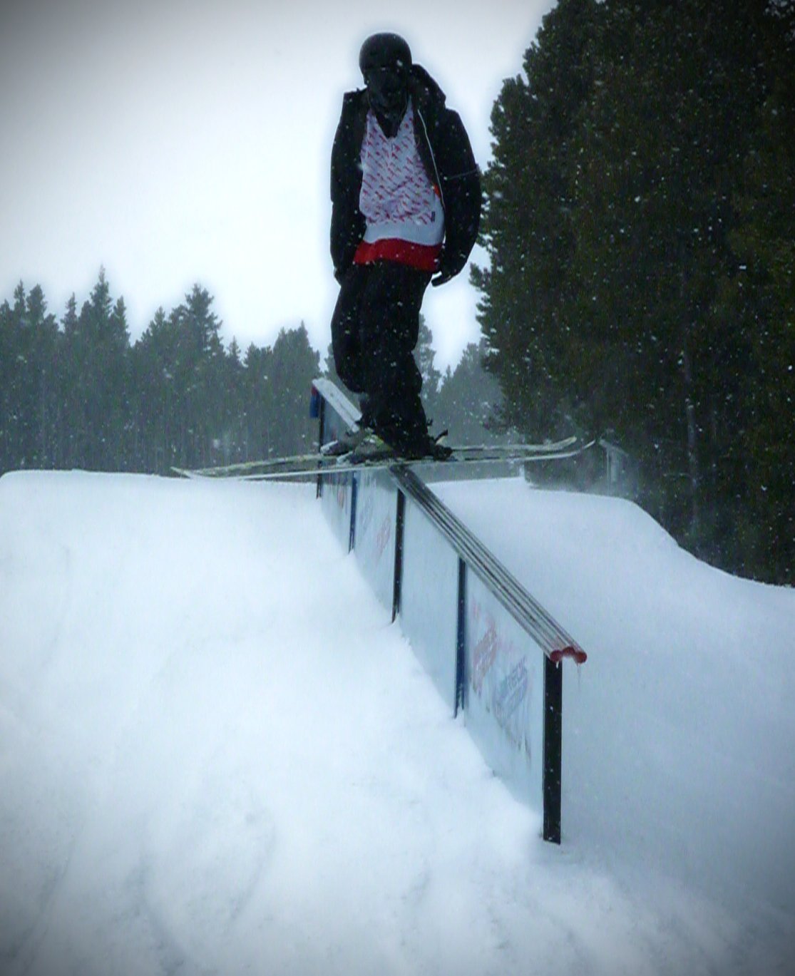 Down rail at Breck