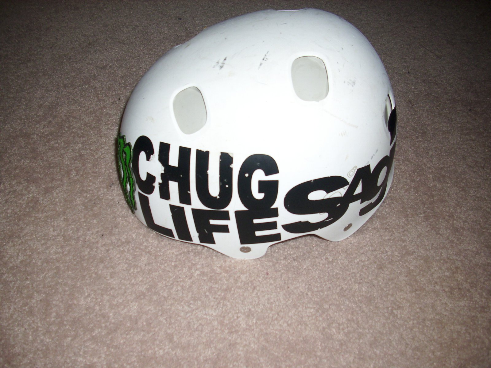 Chug helmet side 2