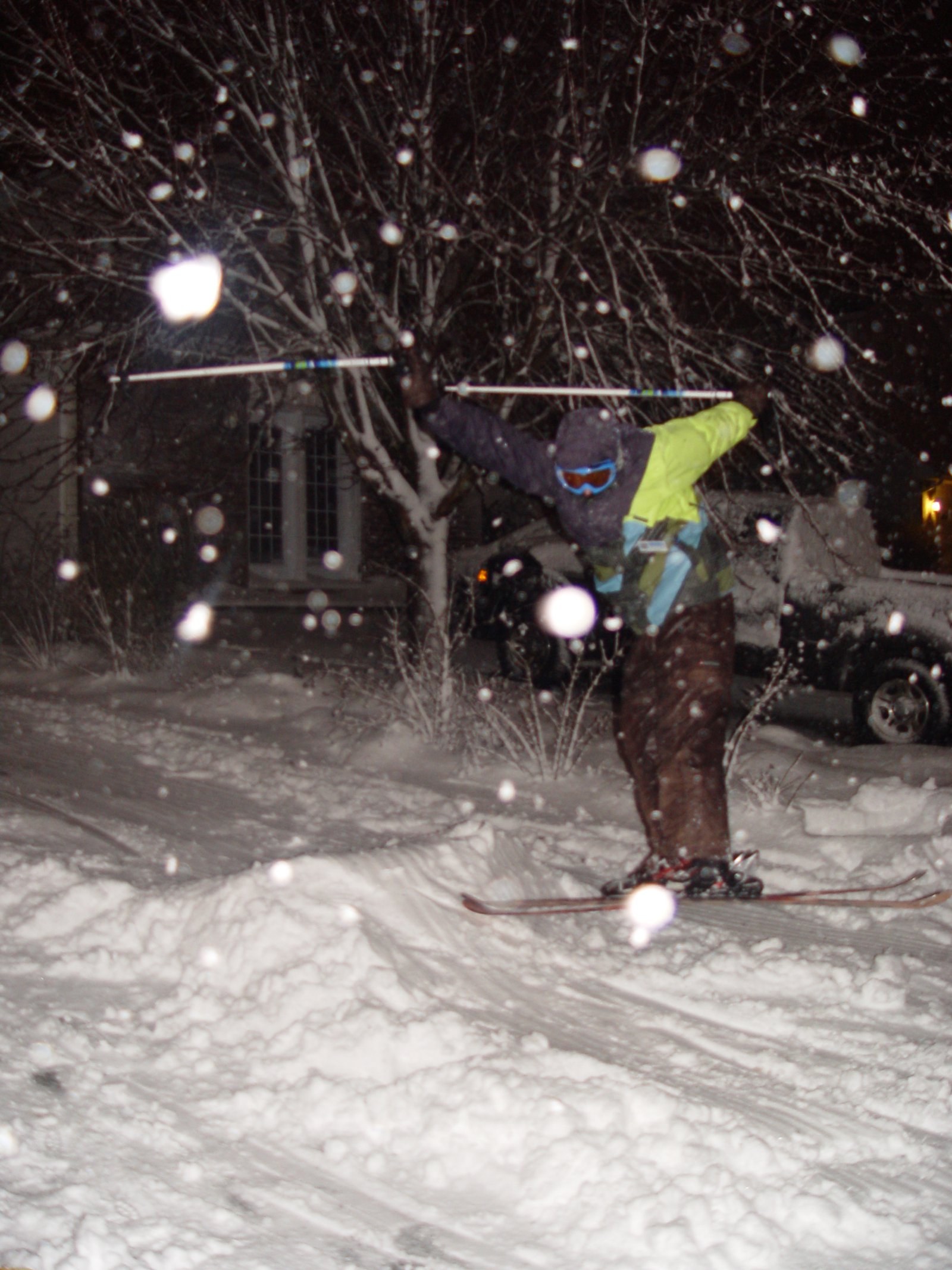 Front Yard Skiing