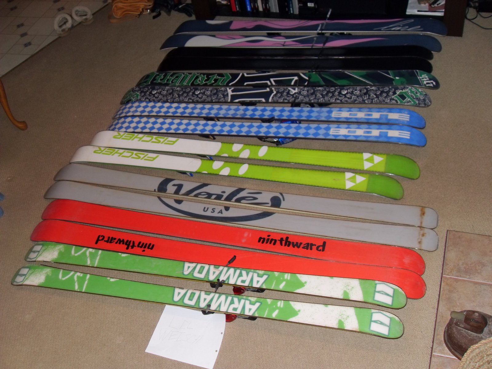 For sale skis bases