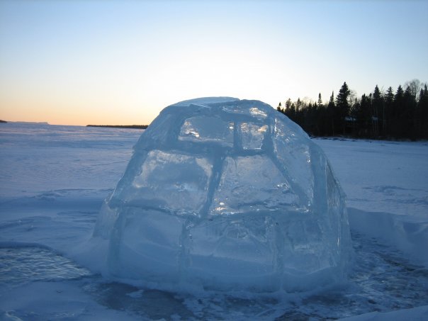 Ice igloo!