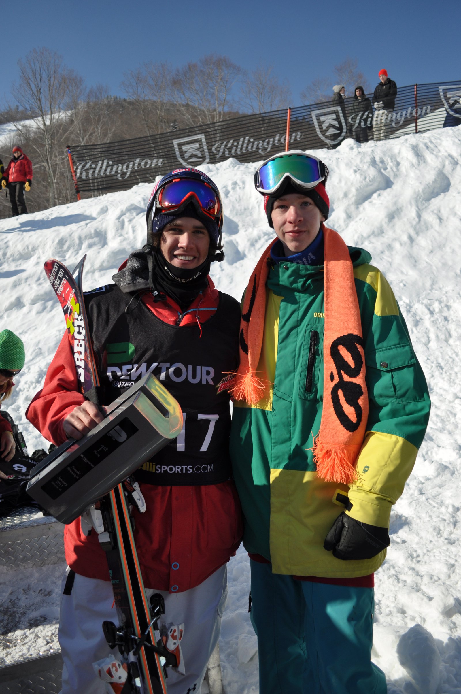 Bobby Brown 1st place in slopestyle Dew tour