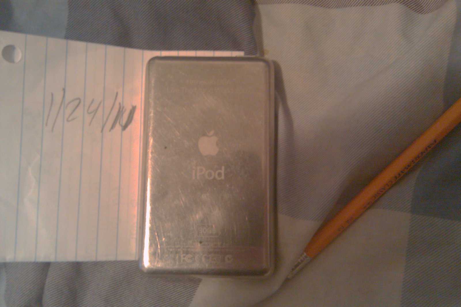 Back of ipod video