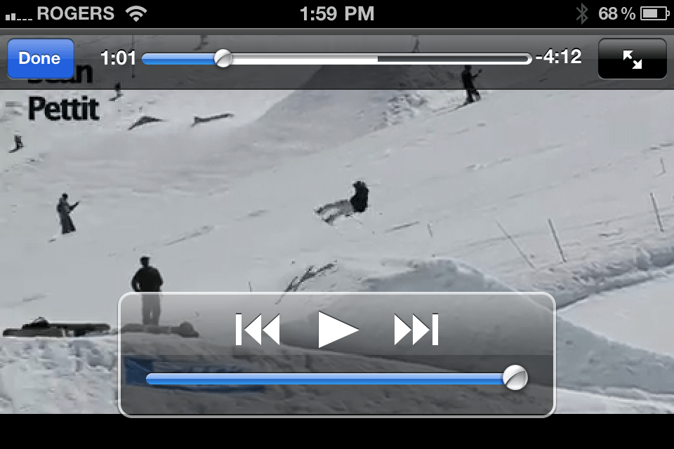 Video Grab from the Camp of Champions iPhone and Android App
