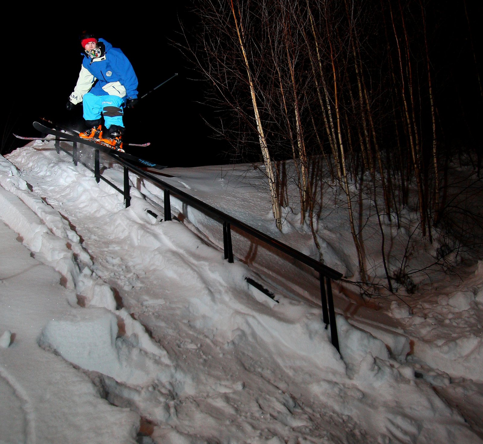 Handrail on telemark