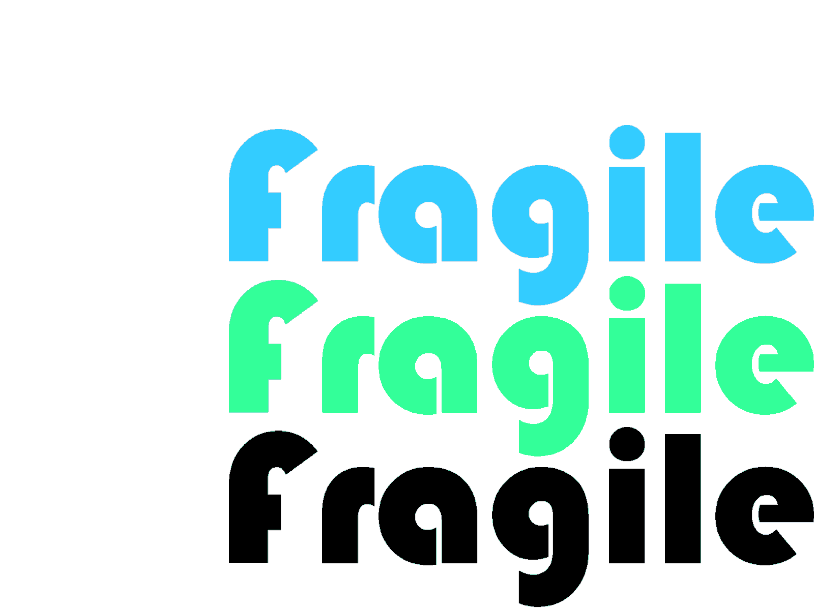 Fragile three way