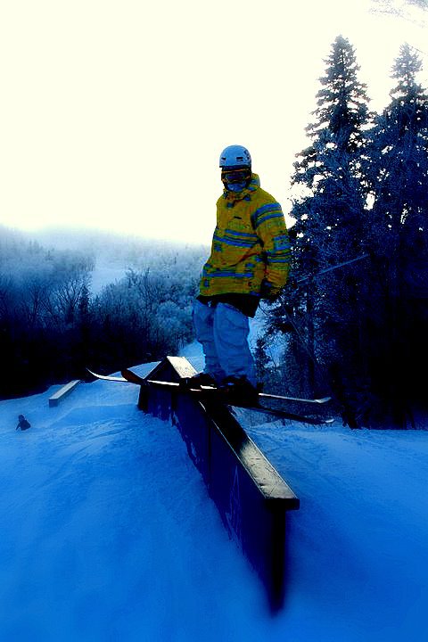 Flat-down rail in sugarloaf