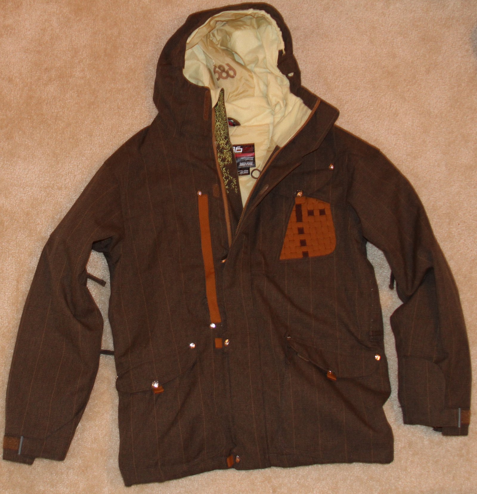 686 Jacket Brown Medium