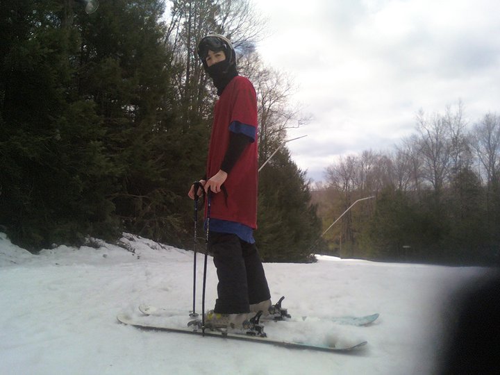 MY FIRST DAY SKIING
