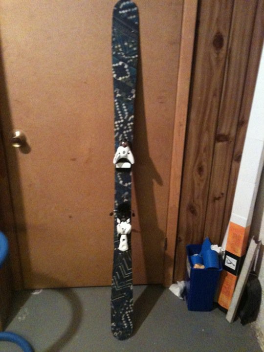 First skis out of the press :)