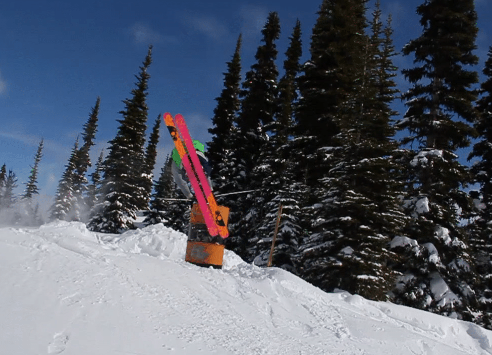 Barrel in the Sasquatch Jib Park