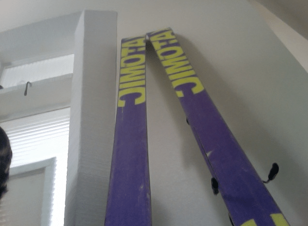 Broken skis