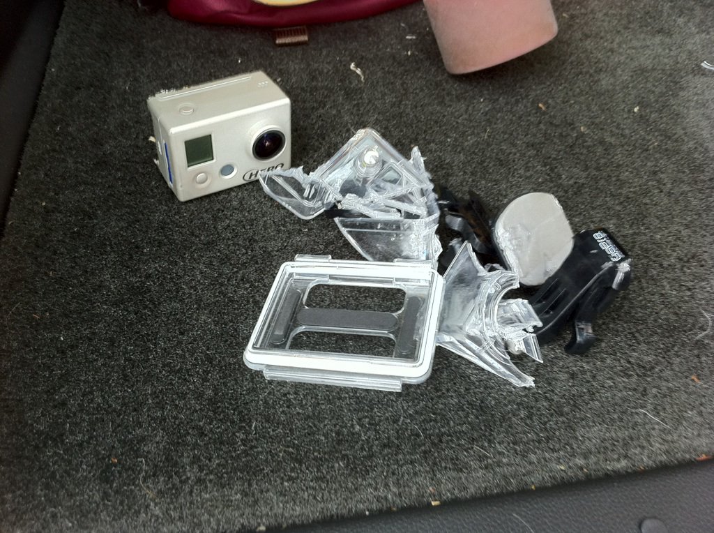 Destroyed GoPro