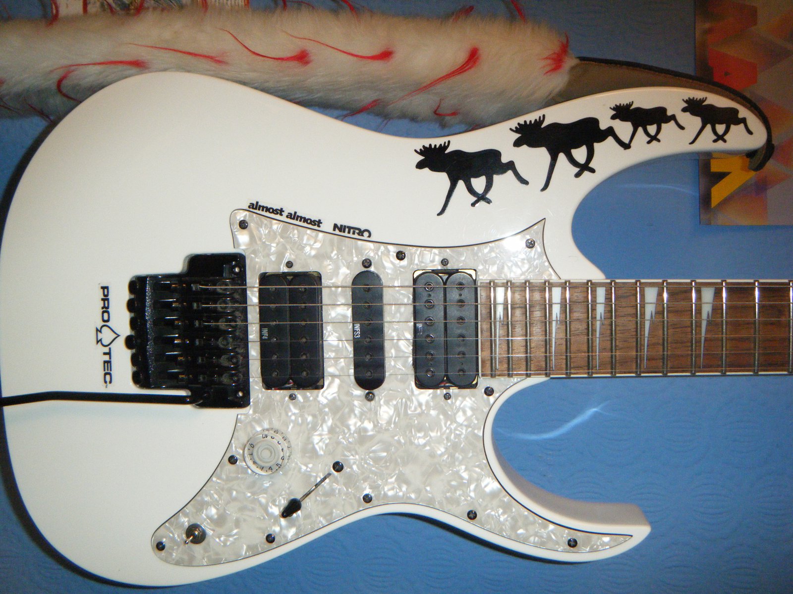 My Ibanez RG350DX guitar