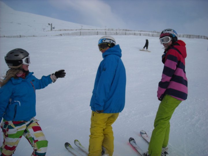 Skiing on cairngorm