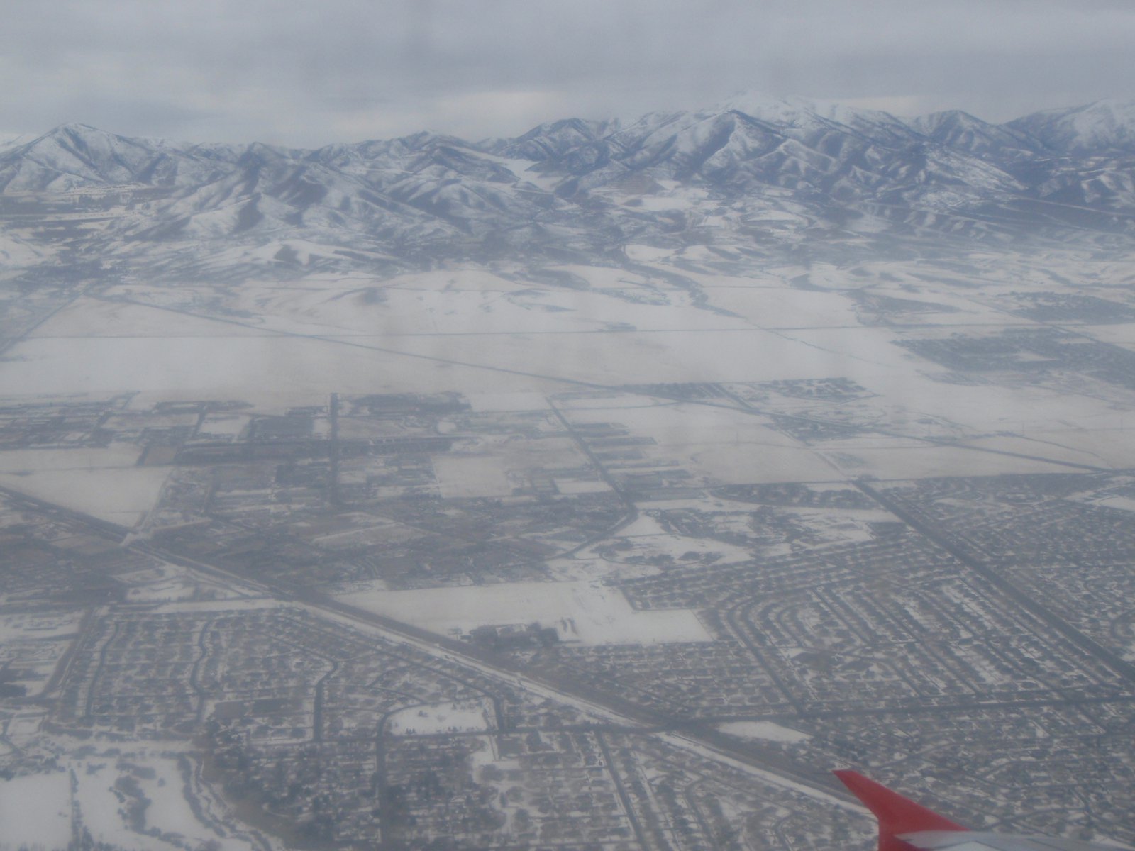 Flying into SLC