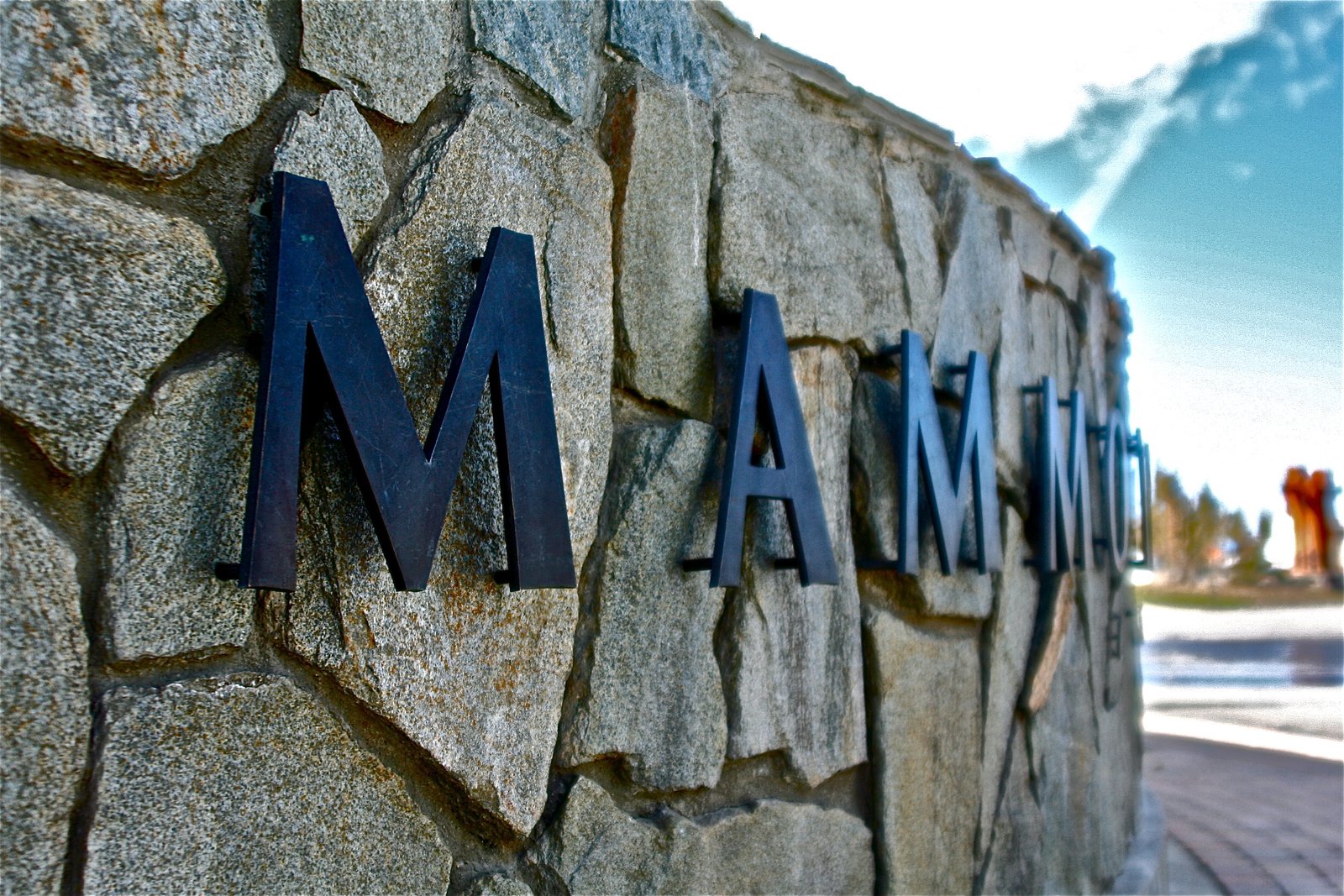 Mammoth sign