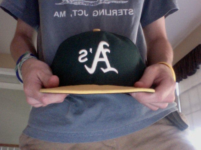 A's hat