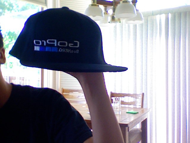 Gopro hat front