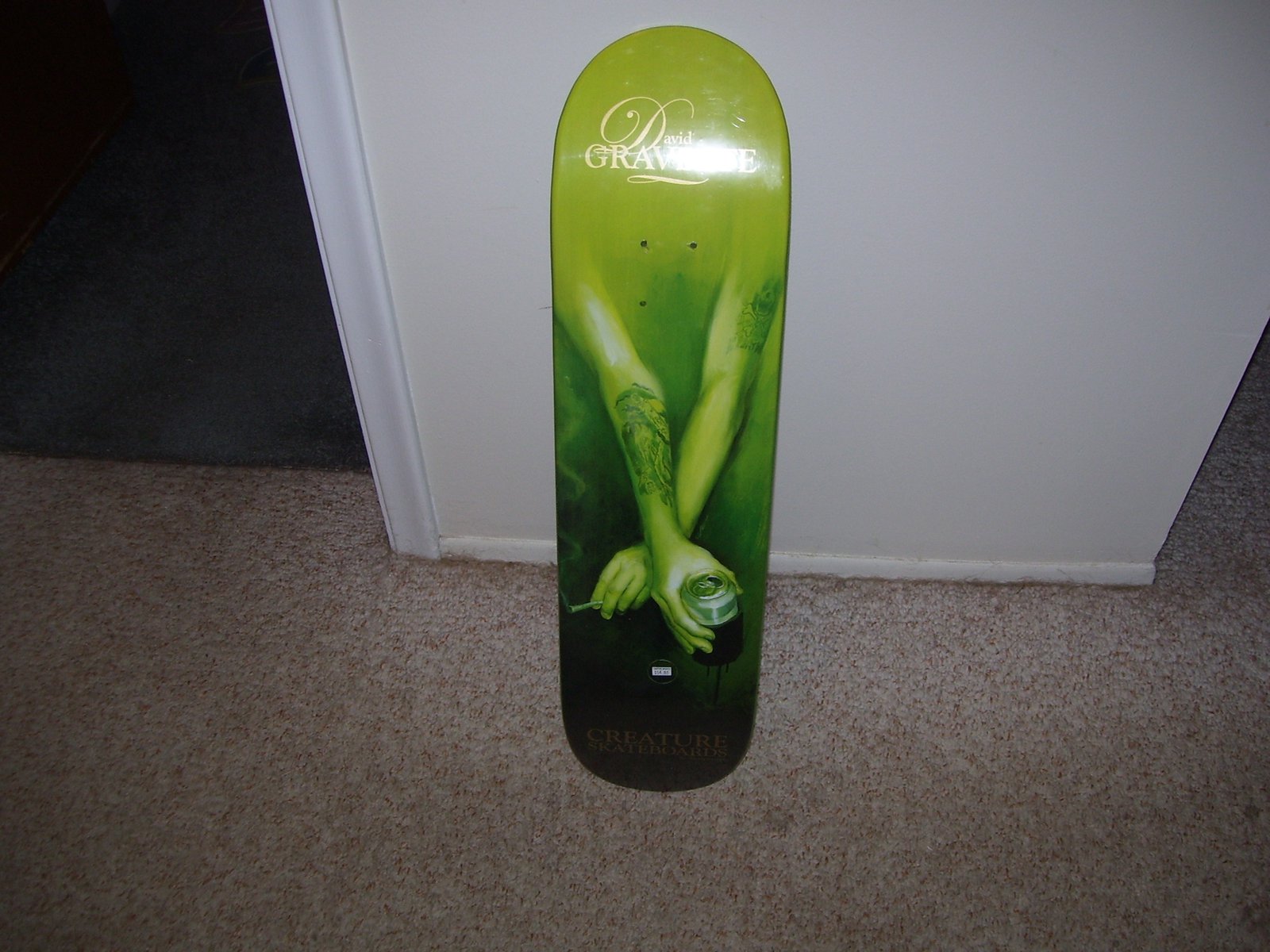 New creature gravette skateboard deck in plastic $35.00