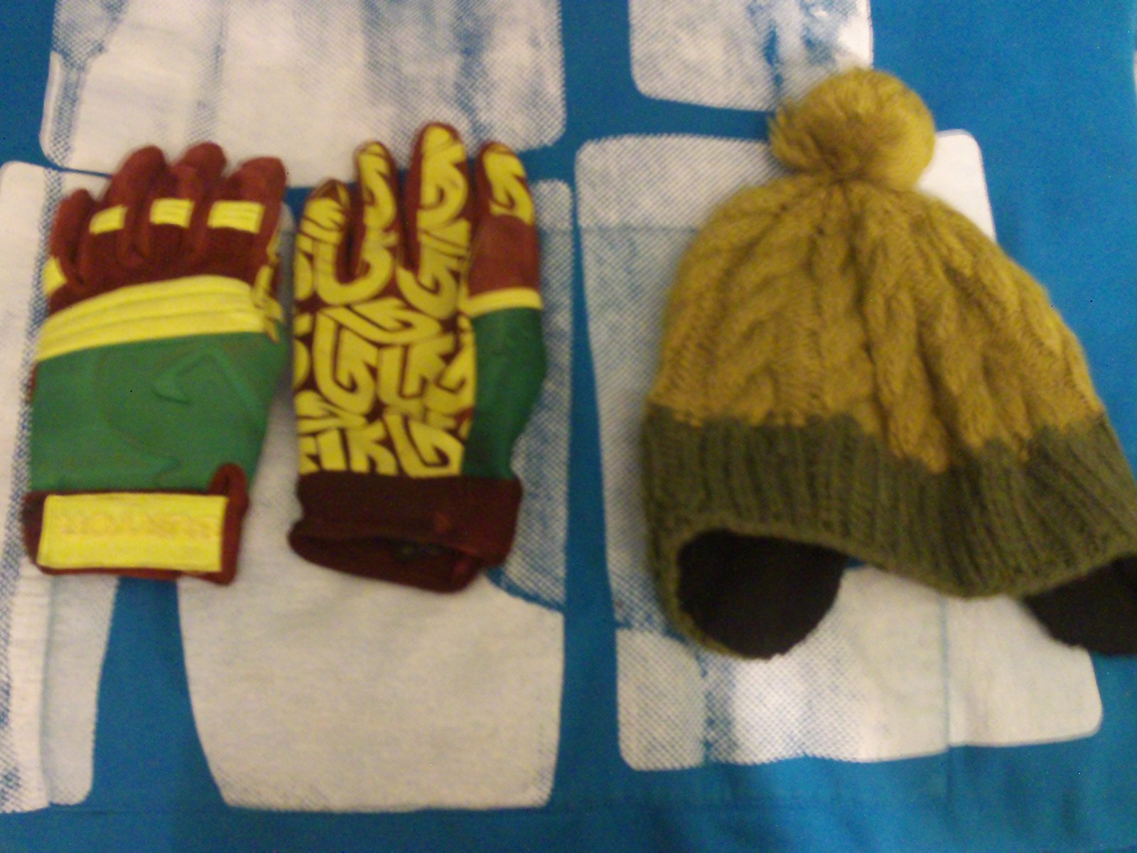 FS burton gloves(just dirt will be washed) and dakine hat