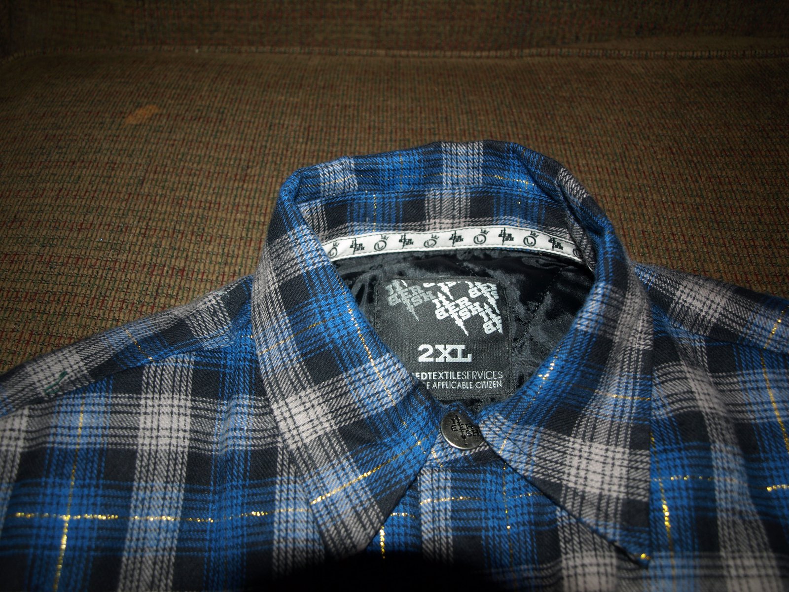 Blue flannel