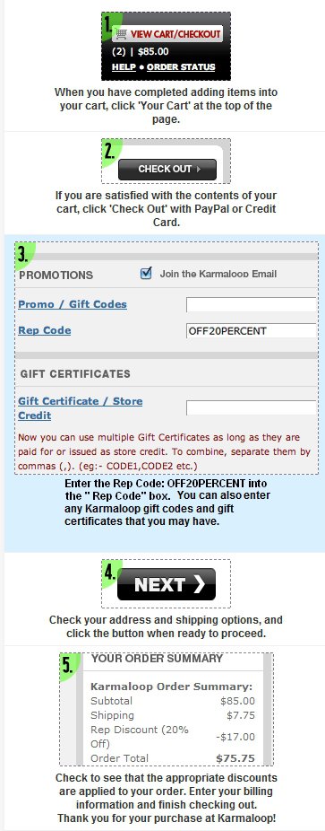 Karmaloop Rep Codes: OFF20PERCENT