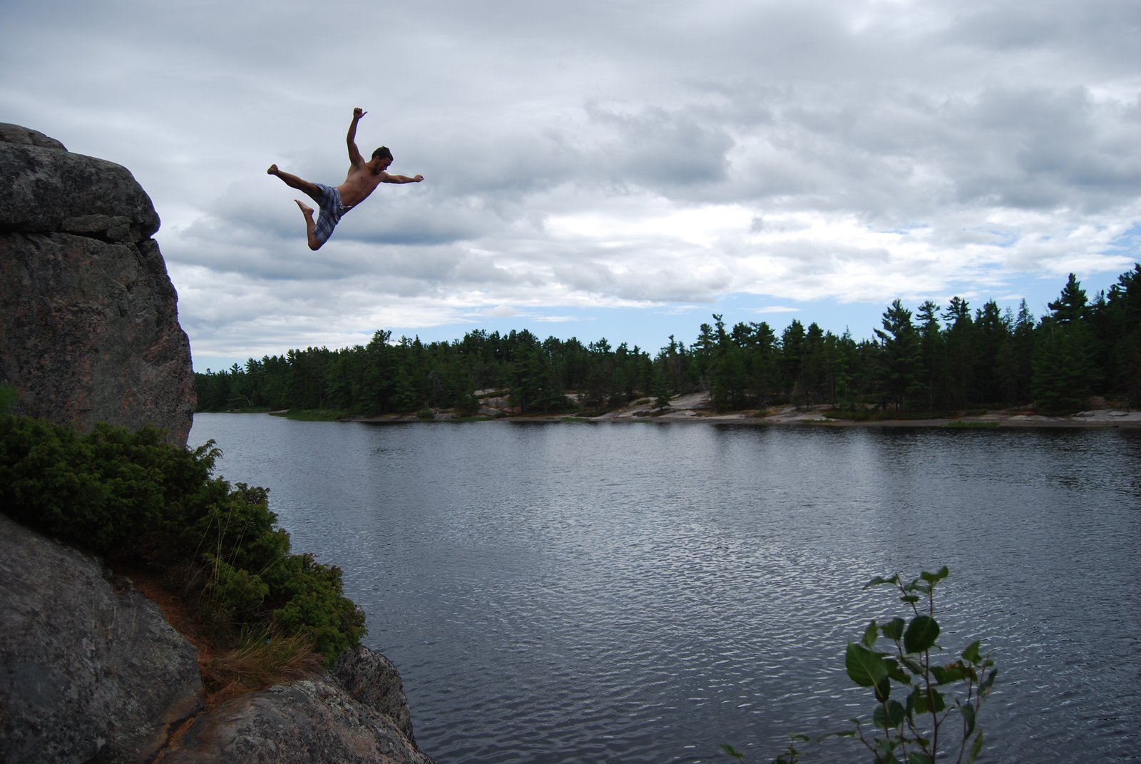 Epic bellyflop