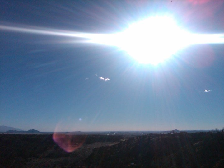 UFO in the desert