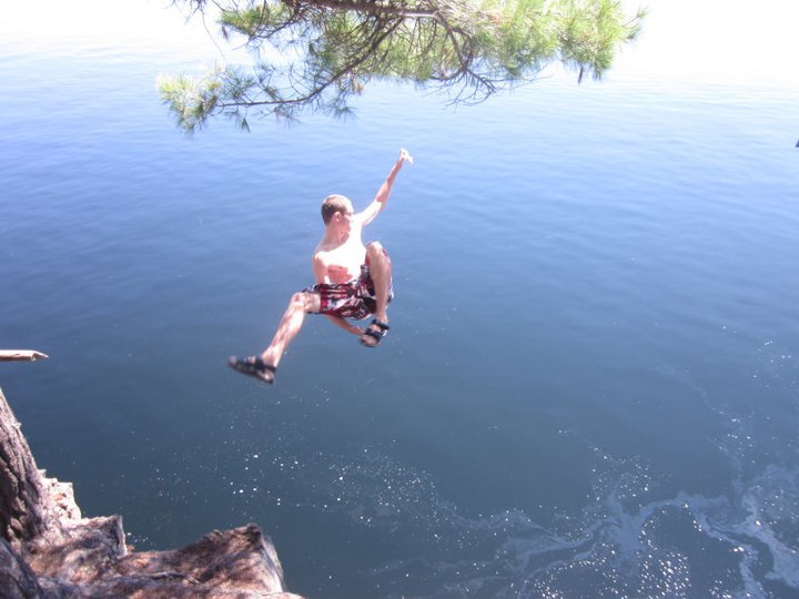 Cliff jump