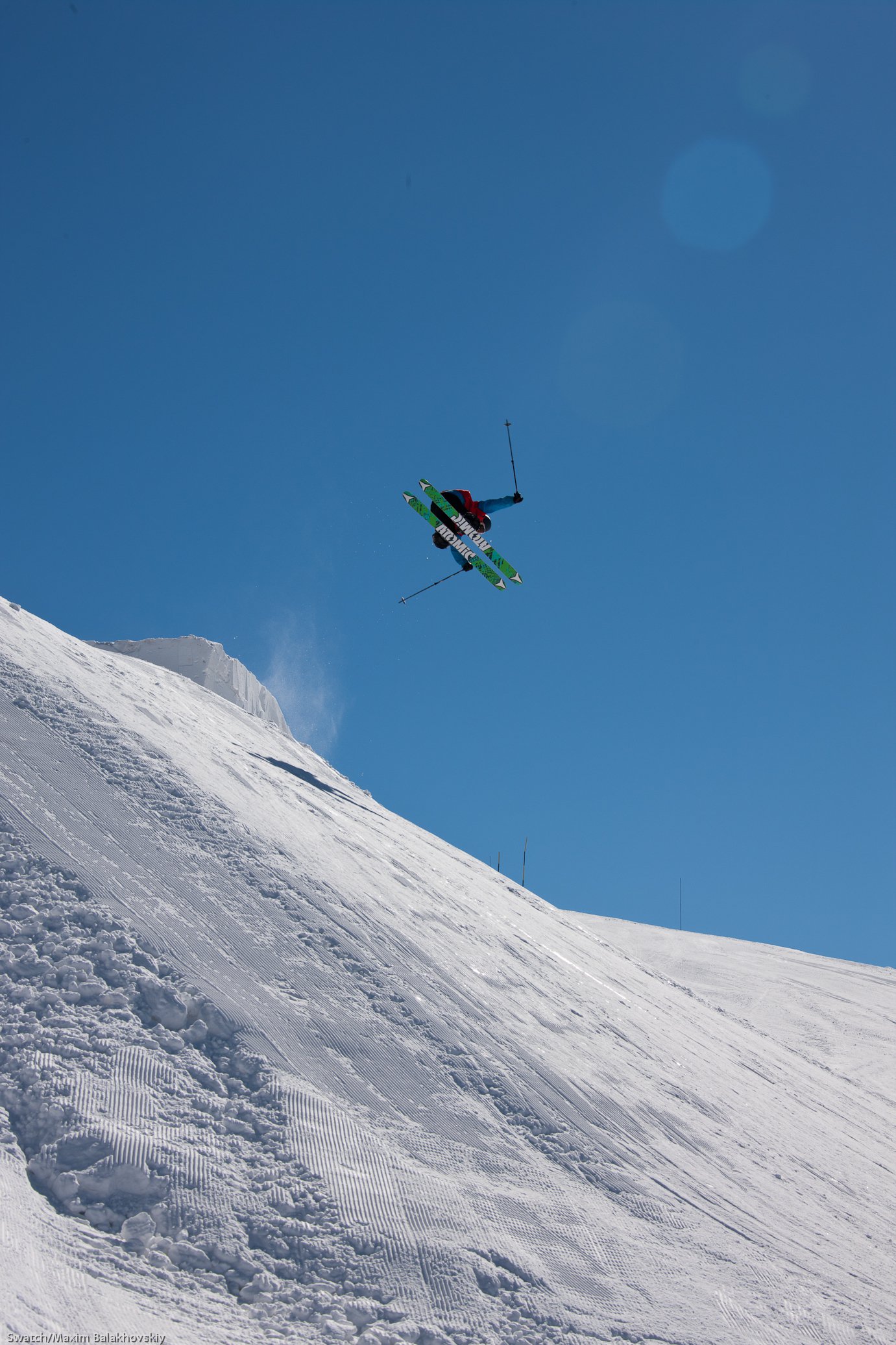 Dana Flahr at the Swatch Skiers Cup