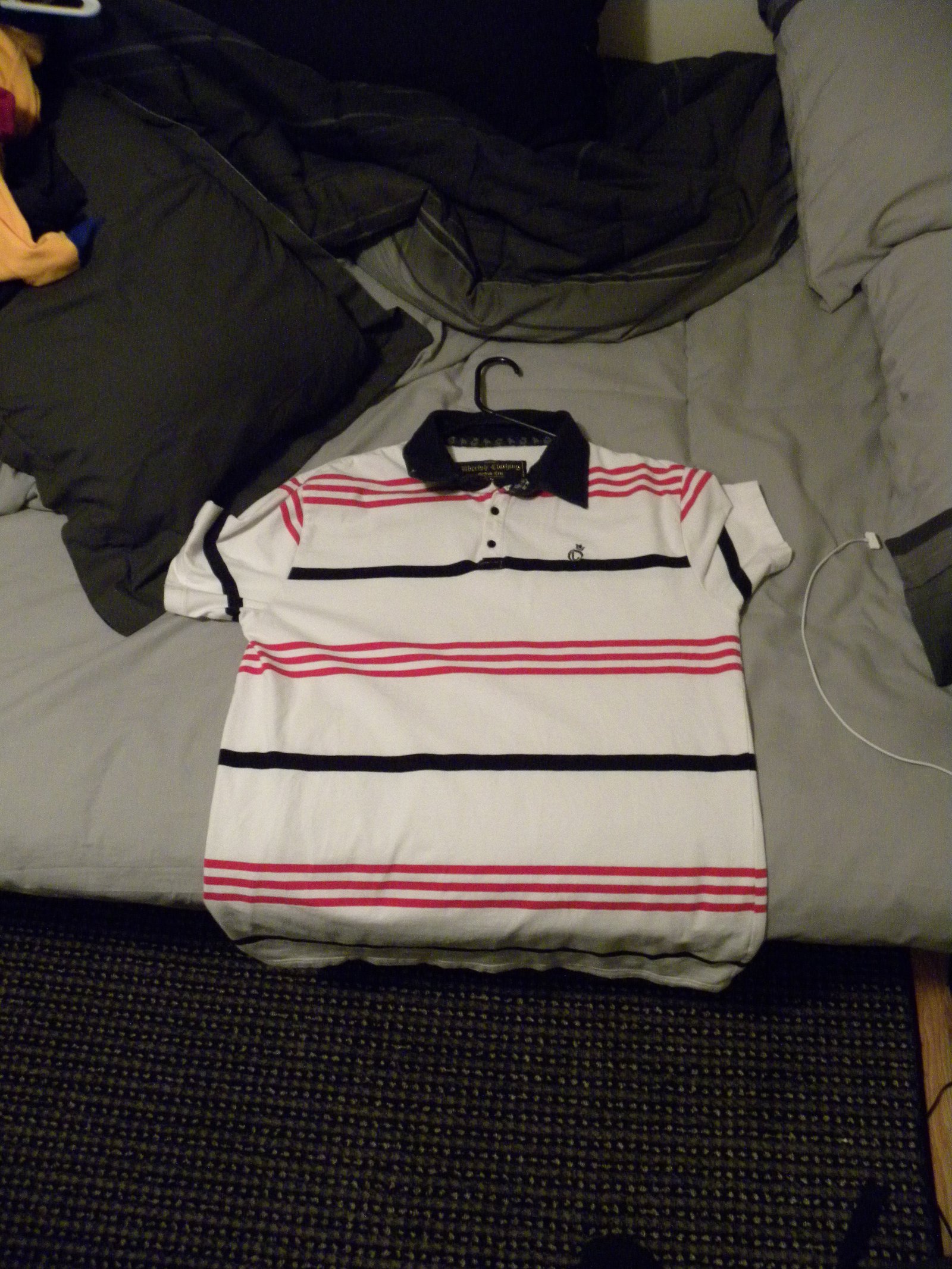 XL Red Stripe Polo