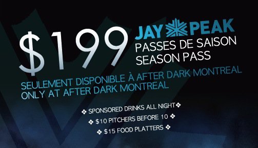 After Dark Montreal Promo Back