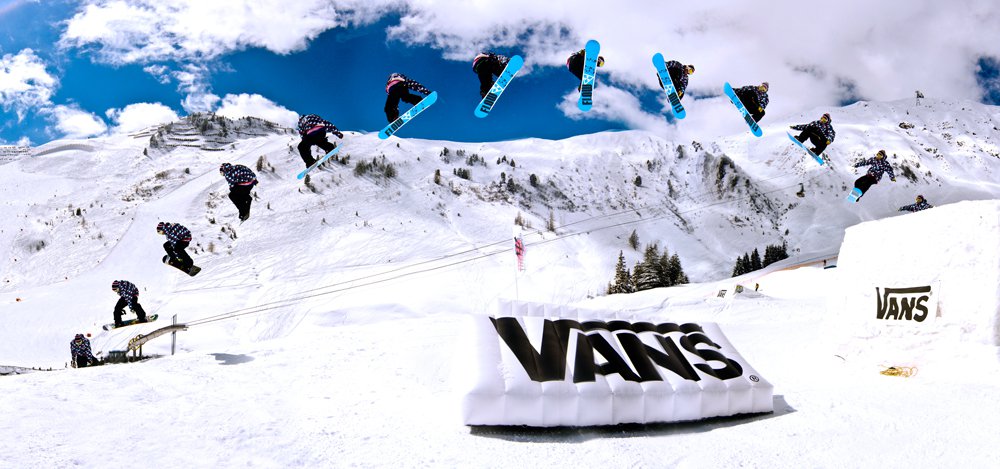 Snowboard Jump Stitch