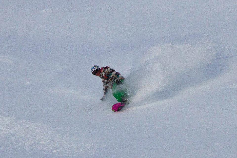 Powder at The Lake Louise Ski Area