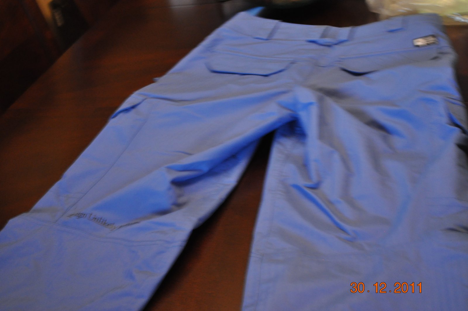 Blue asset pant (back)