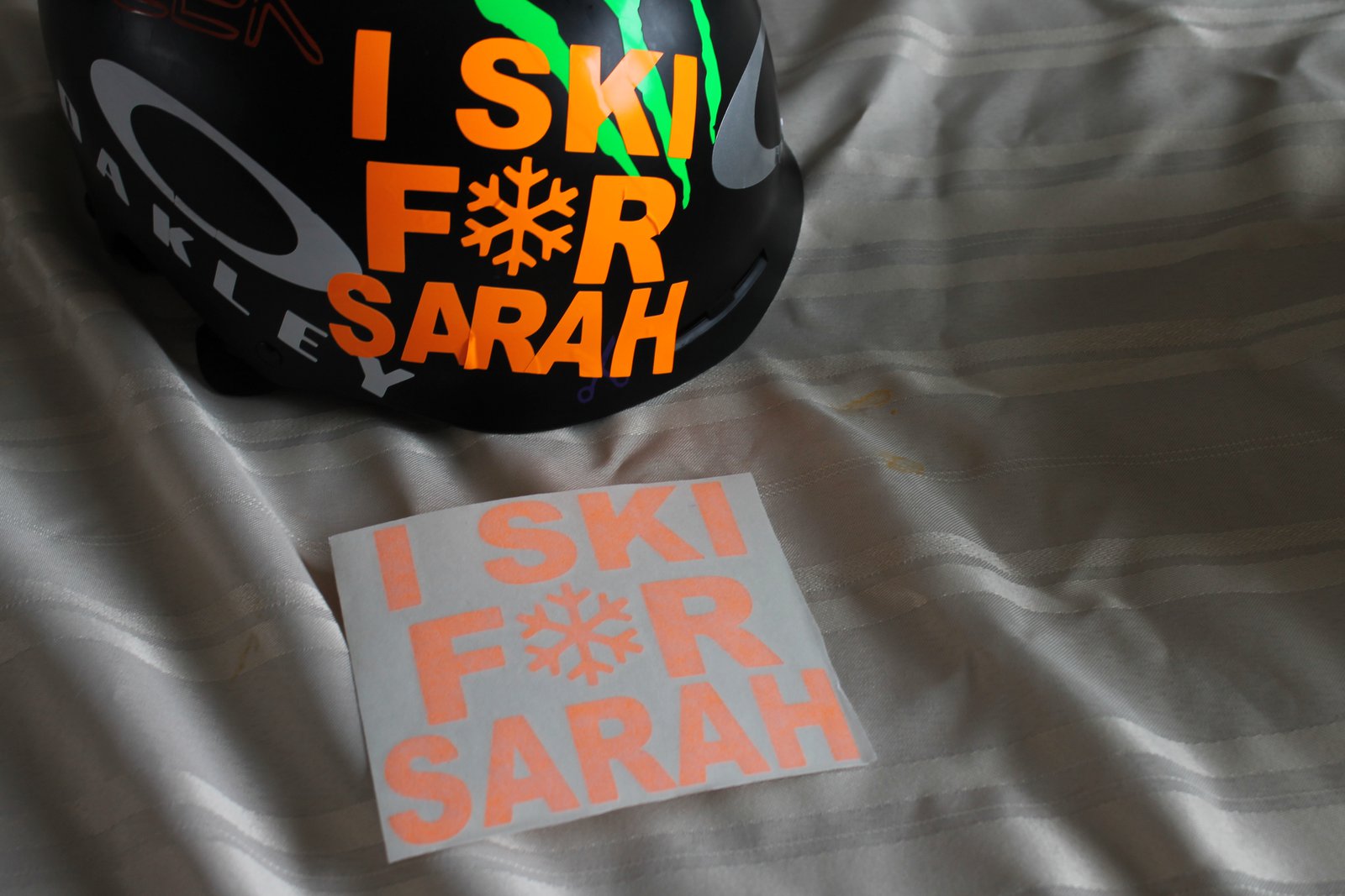 ski for sarah sticker