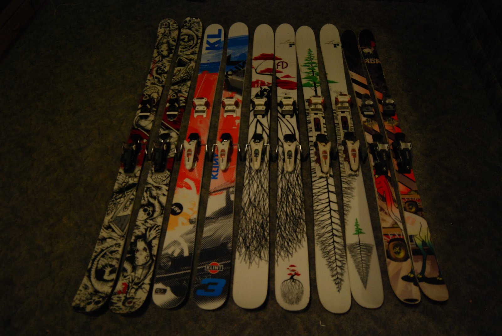 2011-12 ski quiver