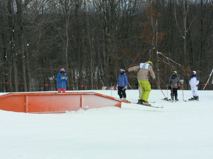 Ski Slide to Rail Slide Fat Up-Flat-Down Sequence