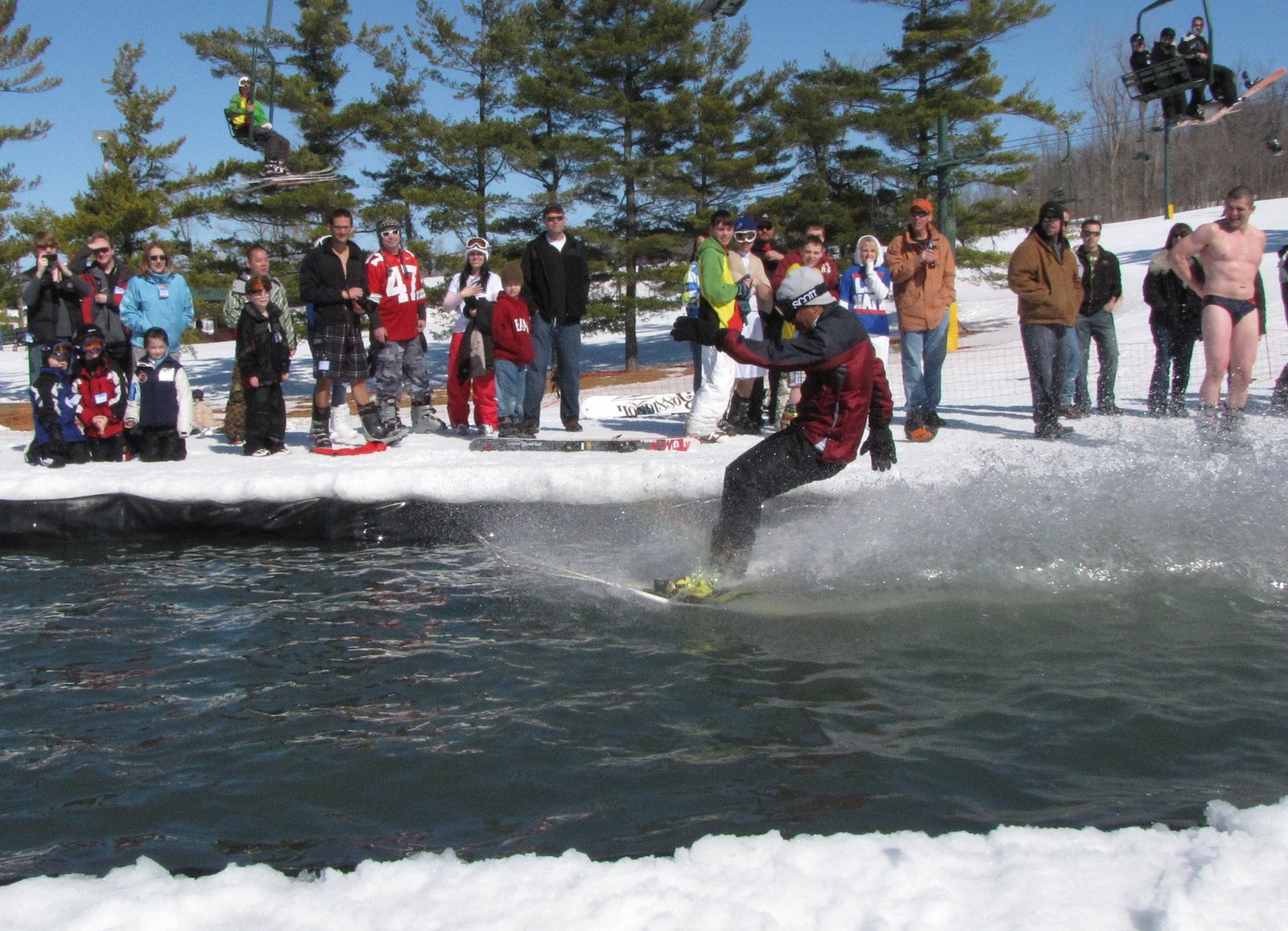 Pond skimming 