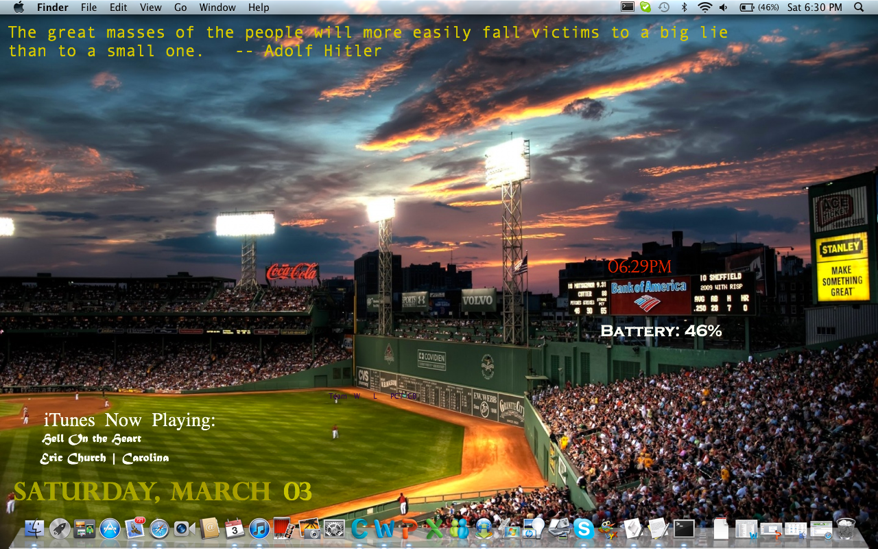 Fenway Background with Geeklets