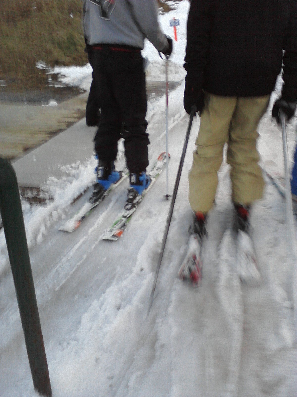 Full tilts and rental skis. classy 