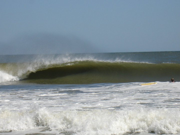 Barreling NJ surf.