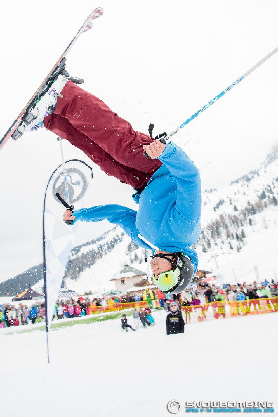 Big air comp backflip