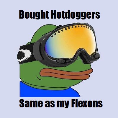 Sad Skier Frog - Flexons