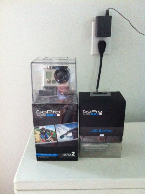 gopro hd2 and lcd screen for sale!