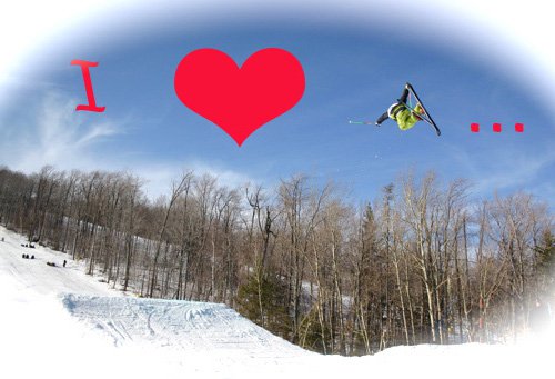 I Love Snow Sticker – East Coast Skiing